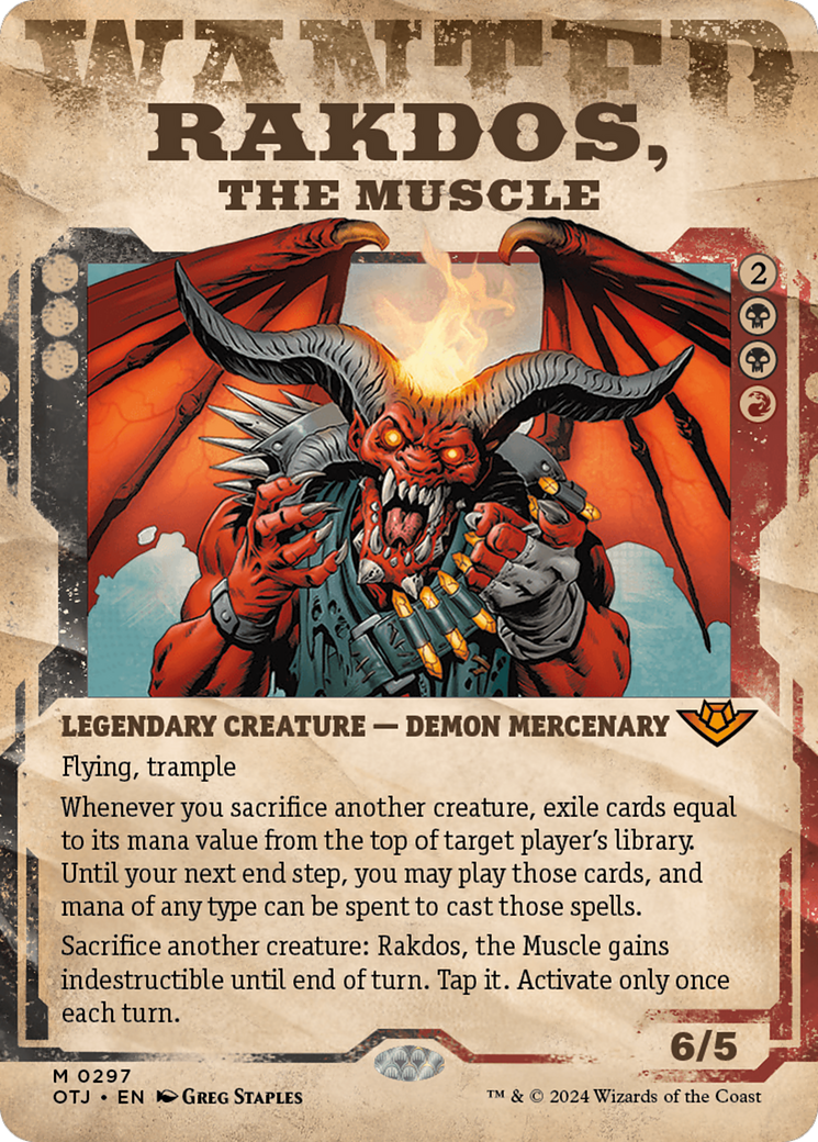 Rakdos, the Muscle (Showcase) [Outlaws of Thunder Junction] | The CG Realm