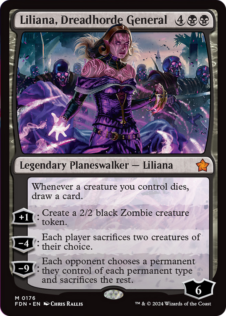 Liliana, Dreadhorde General [Foundations] | The CG Realm