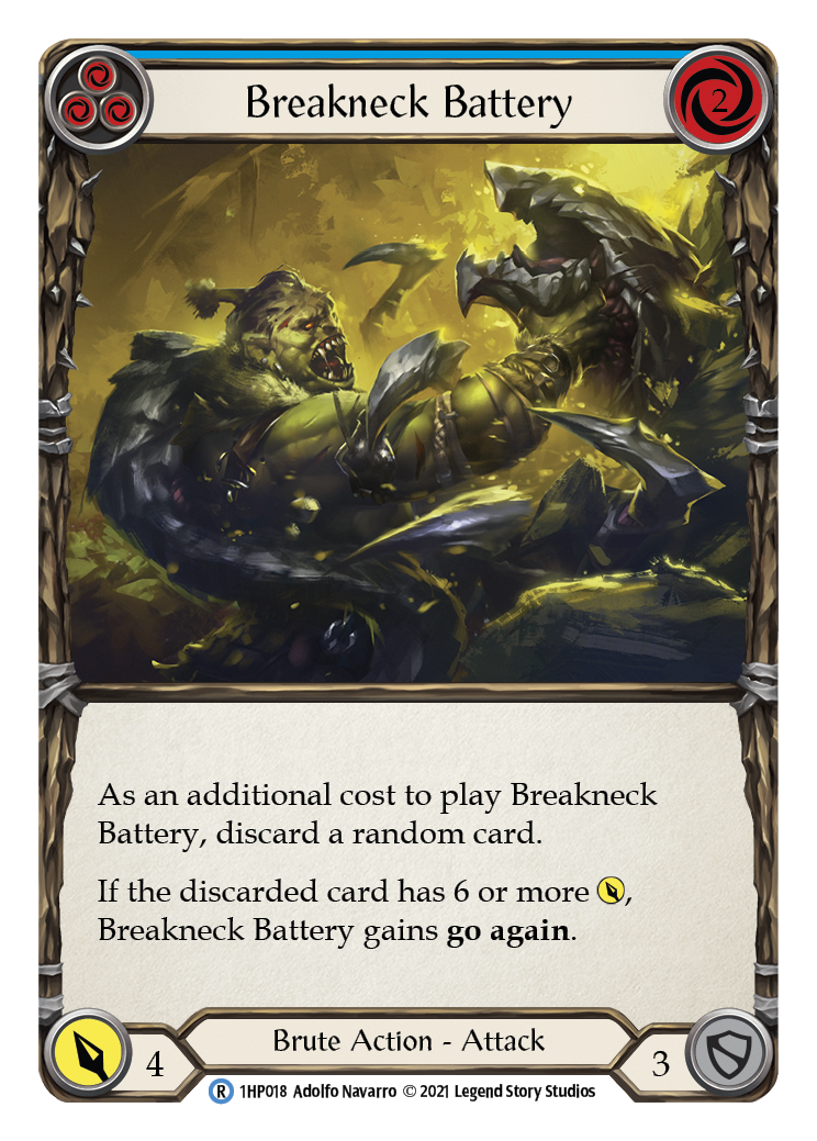 Breakneck Battery (Blue) [1HP018] (History Pack 1) | The CG Realm