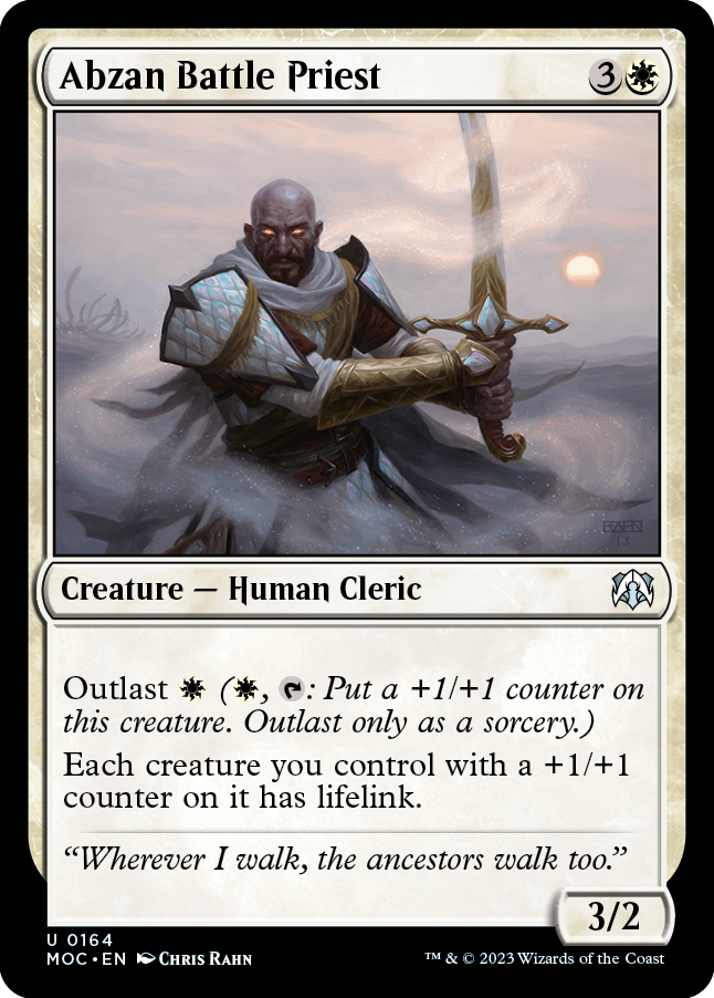 Abzan Battle Priest [March of the Machine Commander] | The CG Realm