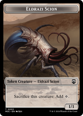 Eldrazi Spawn (Ripple Foil) // Eldrazi Scion Double-Sided Token [Modern Horizons 3 Commander Tokens] | The CG Realm