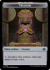 Treasure (0018) // Golem Double-Sided Token [The Lost Caverns of Ixalan Tokens] | The CG Realm