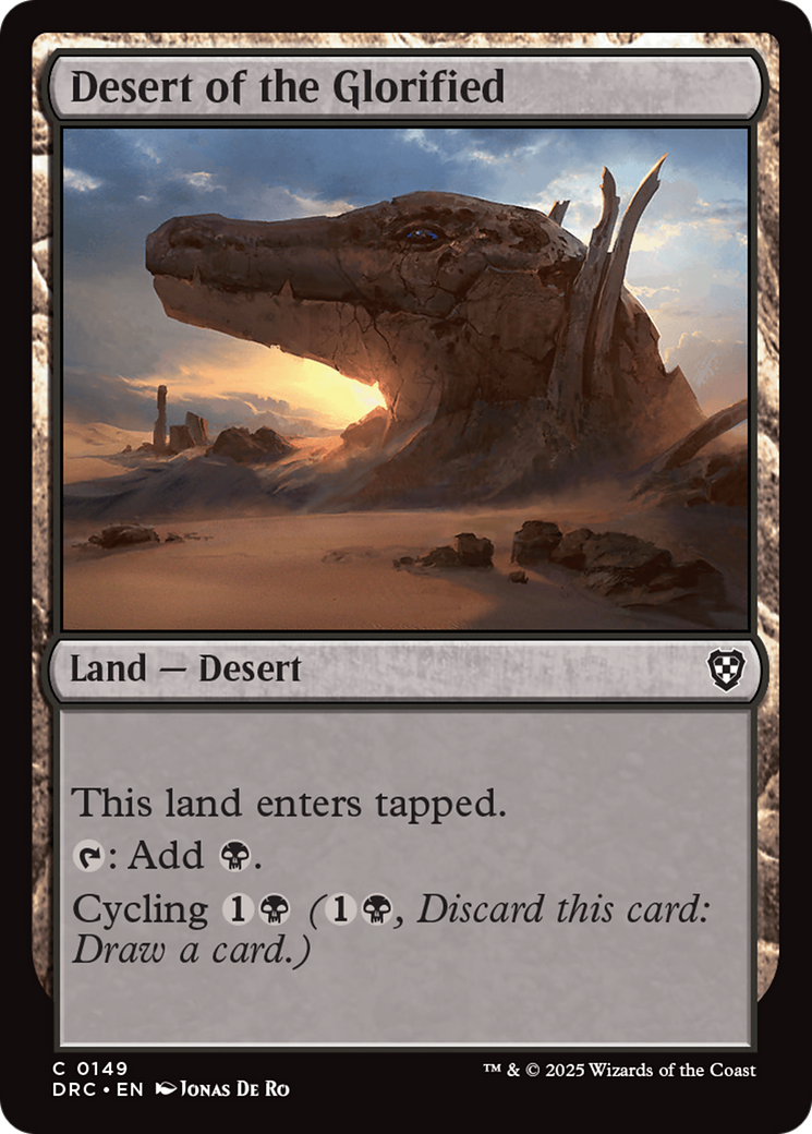 Desert of the Glorified [Aetherdrift Commander] | The CG Realm