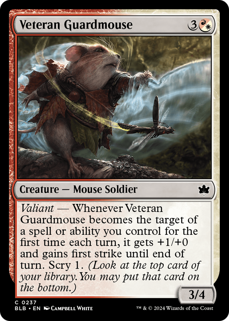 Veteran Guardmouse [Bloomburrow] | The CG Realm