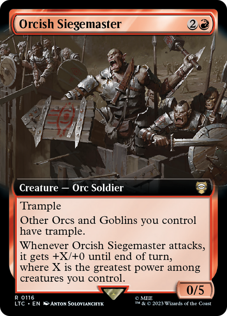 Orcish Siegemaster (Extended Art) [The Lord of the Rings: Tales of Middle-Earth Commander] | The CG Realm