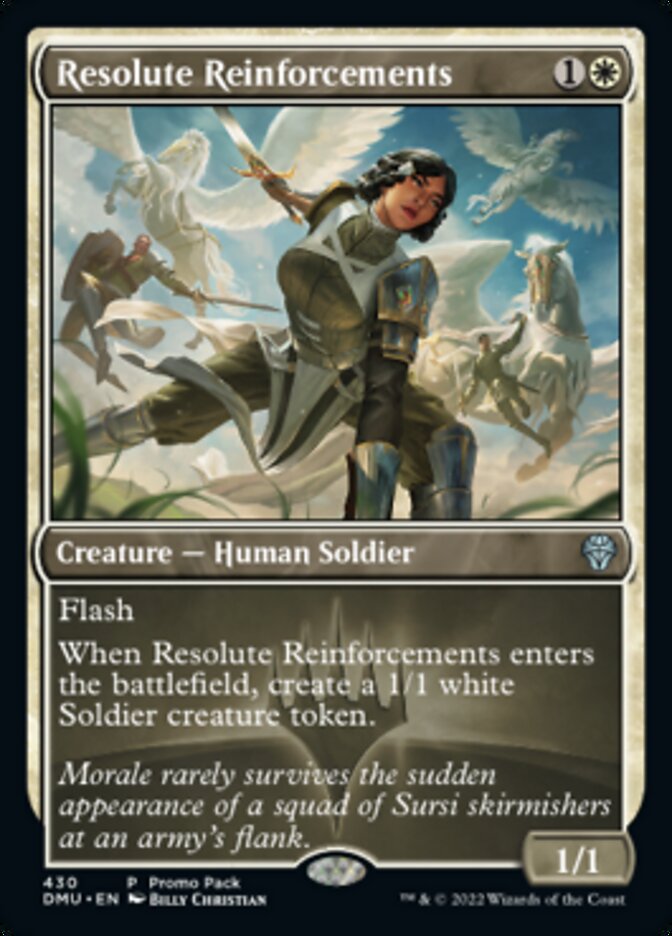 Resolute Reinforcements (Promo Pack) [Dominaria United Promos] | The CG Realm