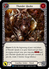 Thunder Quake (Yellow) [EVR025] (Everfest)  1st Edition Rainbow Foil | The CG Realm