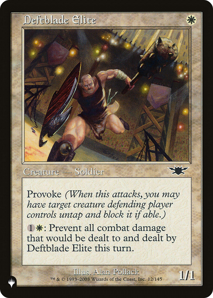 Deftblade Elite [The List Reprints] | The CG Realm