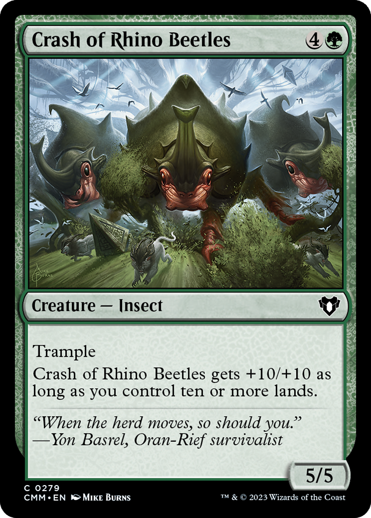 Crash of Rhino Beetles [Commander Masters] | The CG Realm