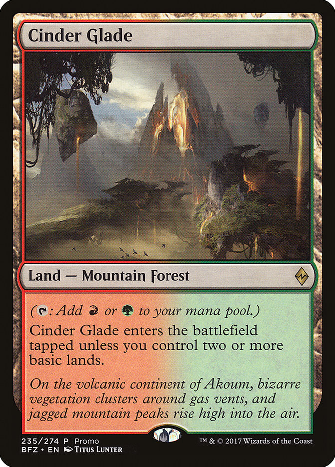 Cinder Glade (Promo) [Standard Showdown Promos] | The CG Realm