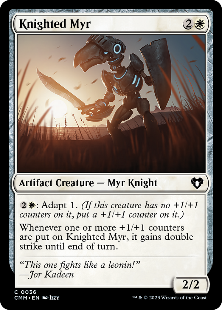 Knighted Myr [Commander Masters] | The CG Realm