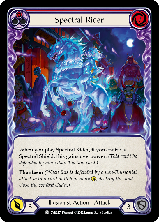 Spectral Rider (Red) [DYN227] (Dynasty) | The CG Realm