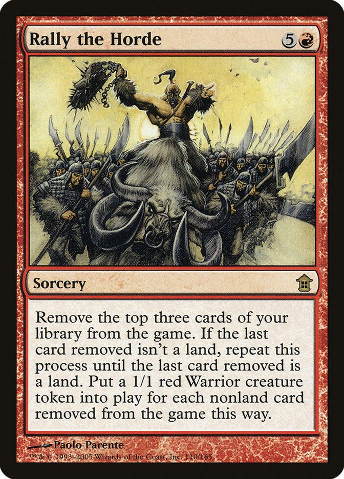 Rally the Horde [Saviors of Kamigawa] | The CG Realm