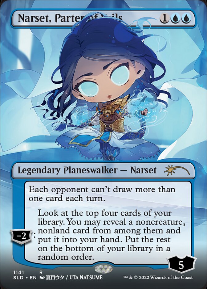 Narset, Parter of Veils (Borderless) [Secret Lair Drop Series] | The CG Realm