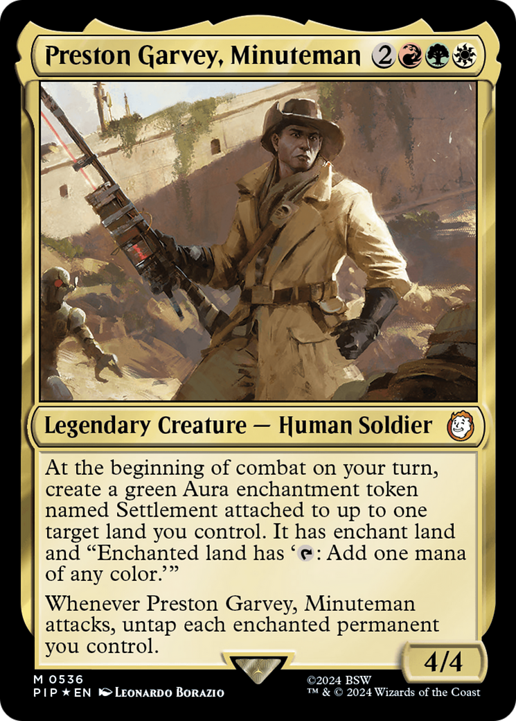 Preston Garvey, Minuteman (Surge Foil) [Fallout] | The CG Realm