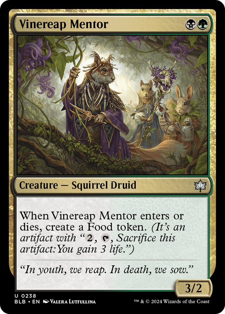 Vinereap Mentor [Bloomburrow] | The CG Realm