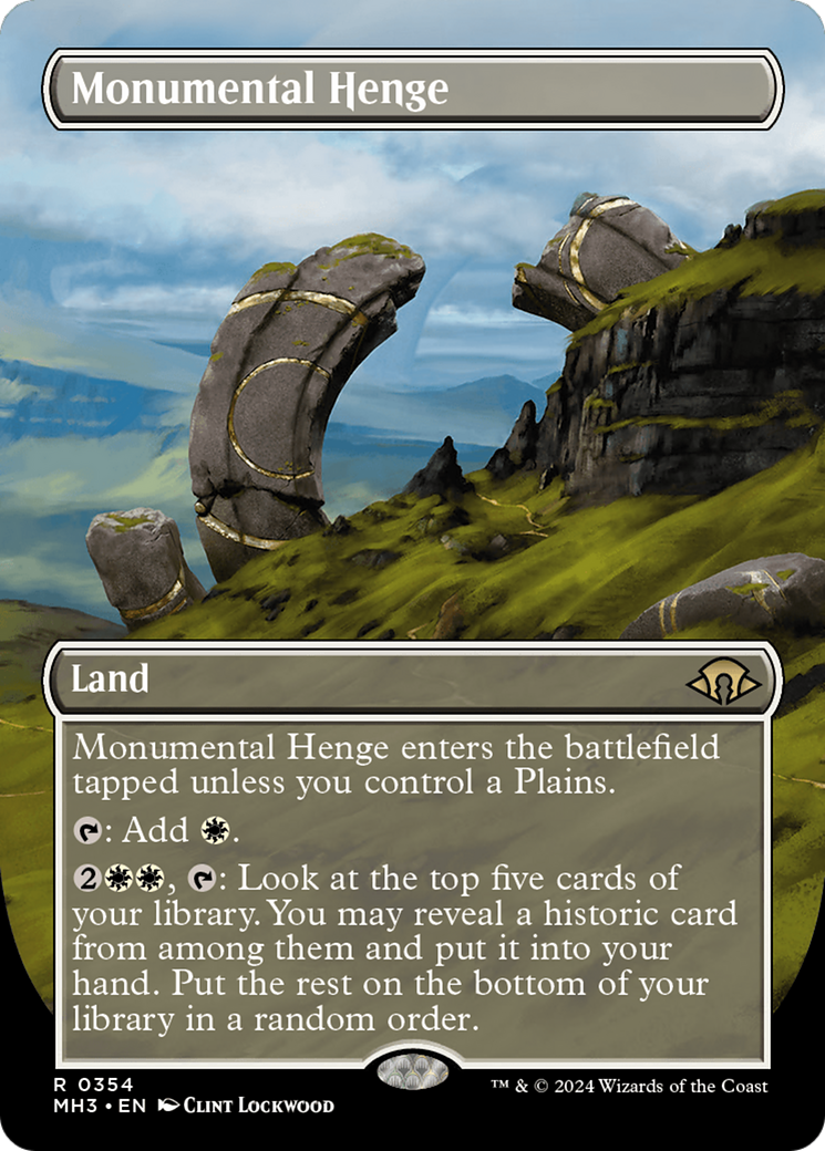 Monumental Henge (Borderless) [Modern Horizons 3] | The CG Realm