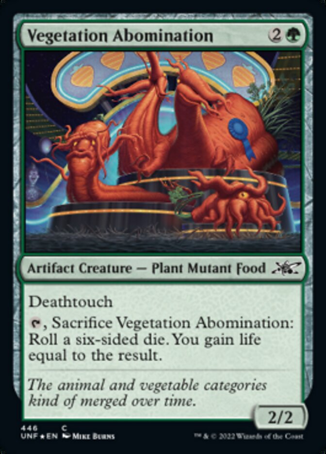 Vegetation Abomination (Galaxy Foil) [Unfinity] | The CG Realm