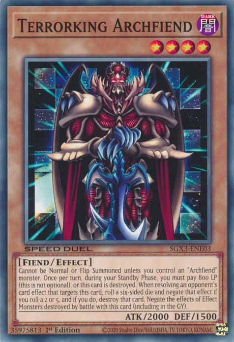 Terrorking Archfiend [SGX3-ENE03] Common | The CG Realm