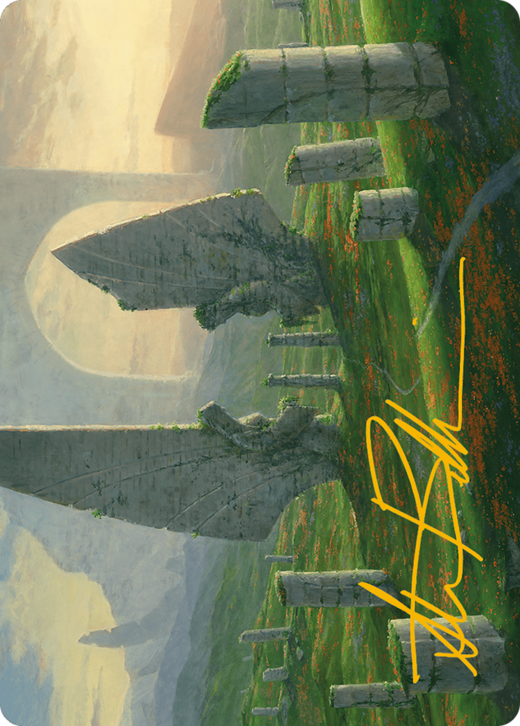 Monumental Henge Art Card (Gold-Stamped Signature) [Modern Horizons 3 Art Series] | The CG Realm