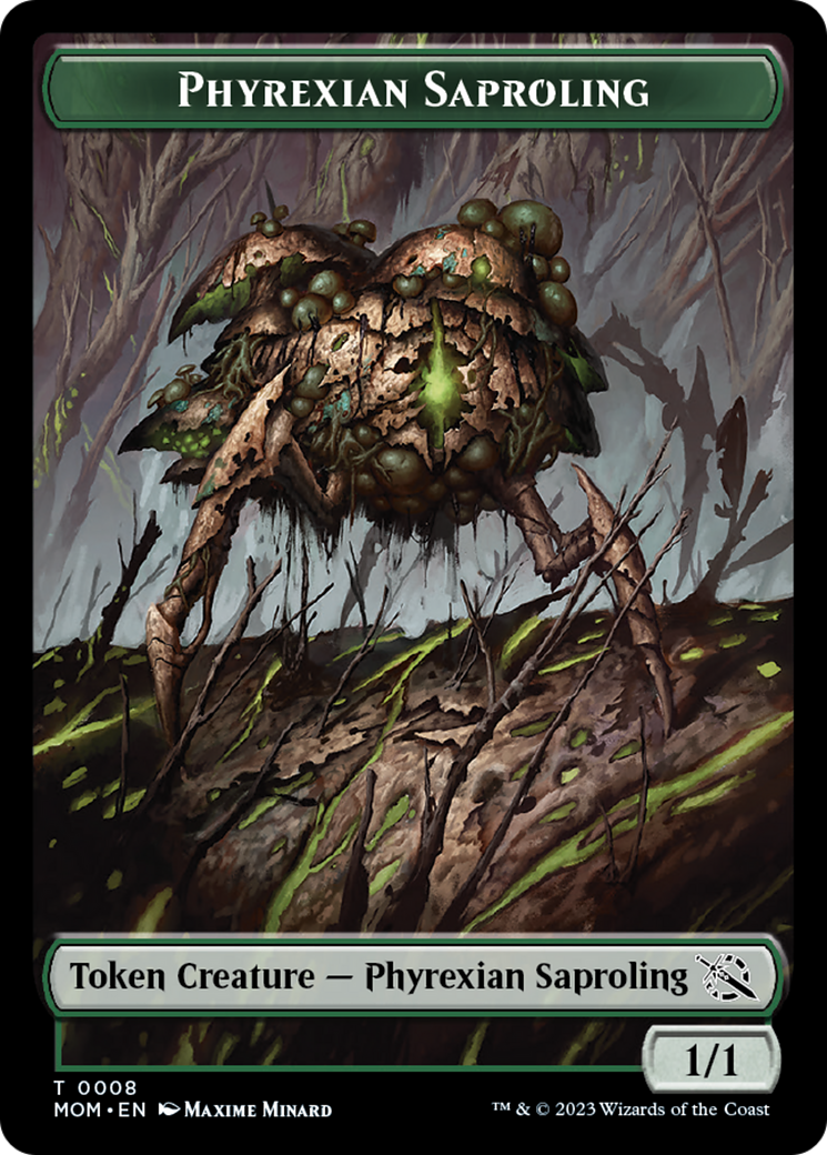 Elemental (9) // Phyrexian Saproling Double-Sided Token [March of the Machine Tokens] | The CG Realm