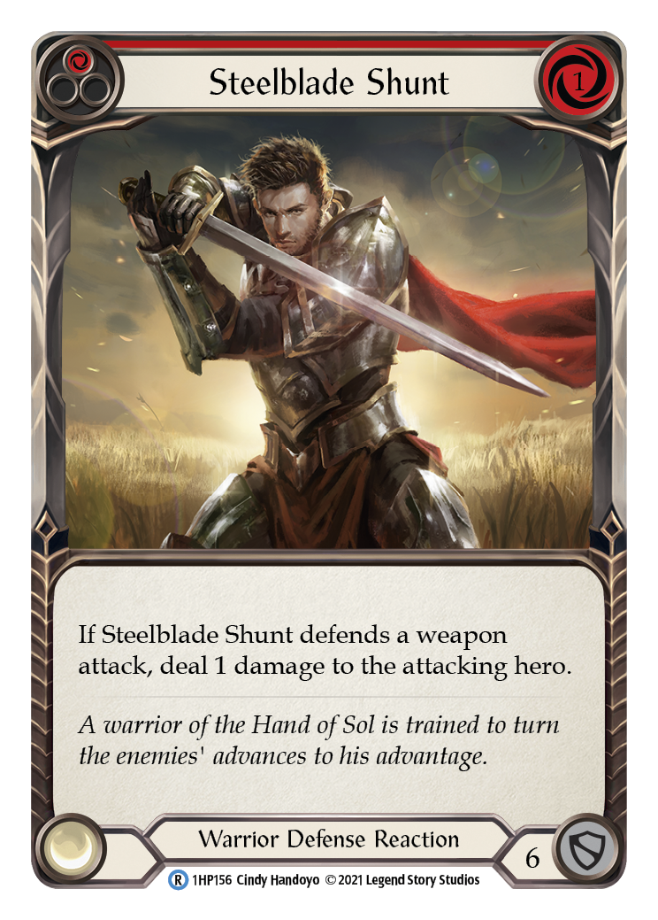 Steelblade Shunt (Red) [1HP156] (History Pack 1) | The CG Realm