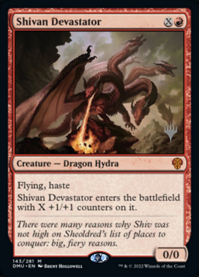 Shivan Devastator (Promo Pack) [Dominaria United Promos] | The CG Realm