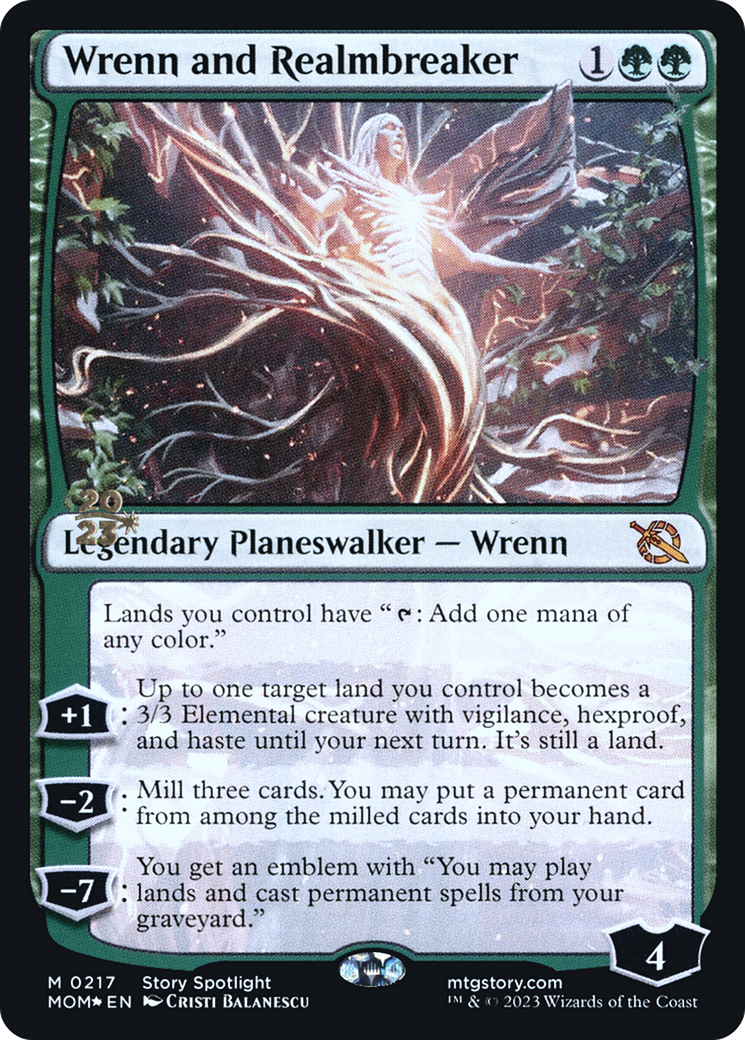 Wrenn and Realmbreaker [March of the Machine Prerelease Promos] | The CG Realm