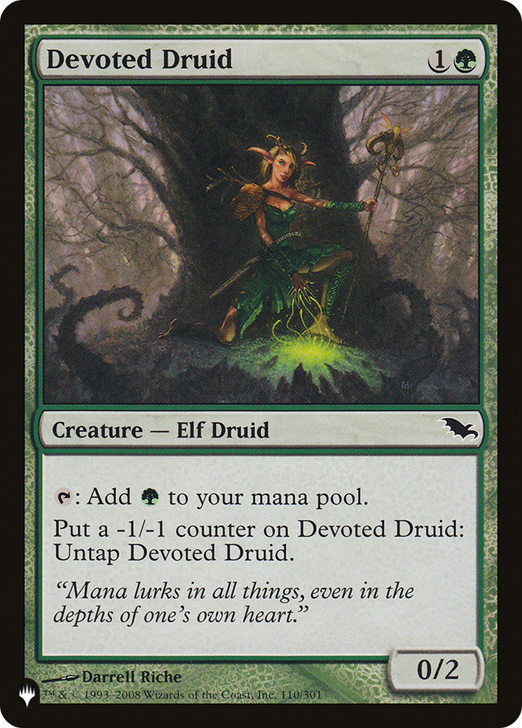 Devoted Druid (SHM) [The List Reprints] | The CG Realm