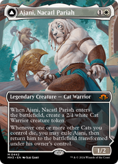 Ajani, Nacatl Pariah // Ajani, Nacatl Avenger (Borderless) [Modern Horizons 3] | The CG Realm