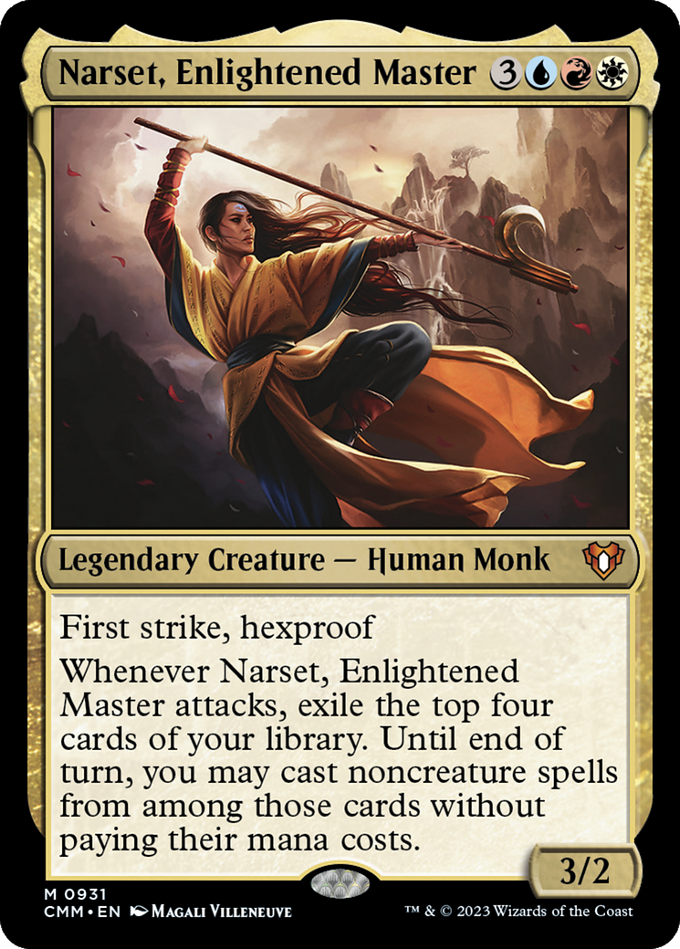 Narset, Enlightened Master [Commander Masters] | The CG Realm