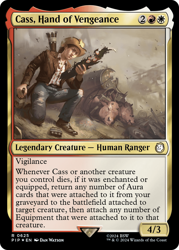 Cass, Hand of Vengeance (Surge Foil) [Fallout] | The CG Realm