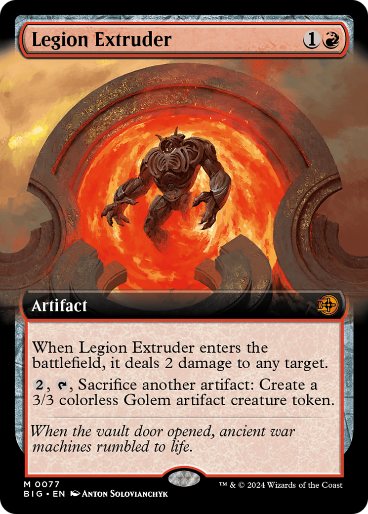 Legion Extruder (Extended Art) [Outlaws of Thunder Junction: The Big Score] | The CG Realm