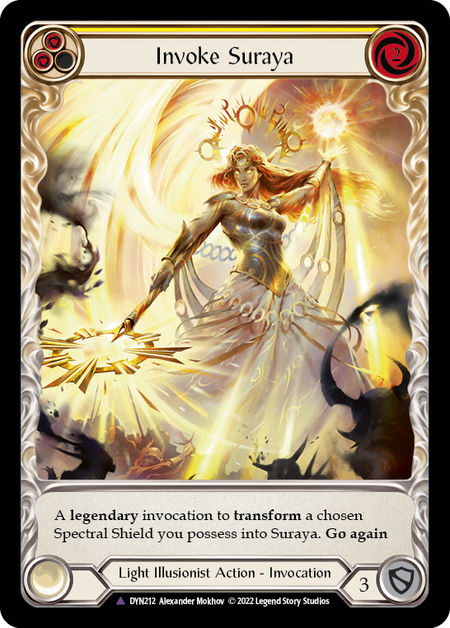 Invoke Suraya // Suraya, Archangel of Knowledge (Marvel) [DYN212] (Dynasty)  Cold Foil | The CG Realm