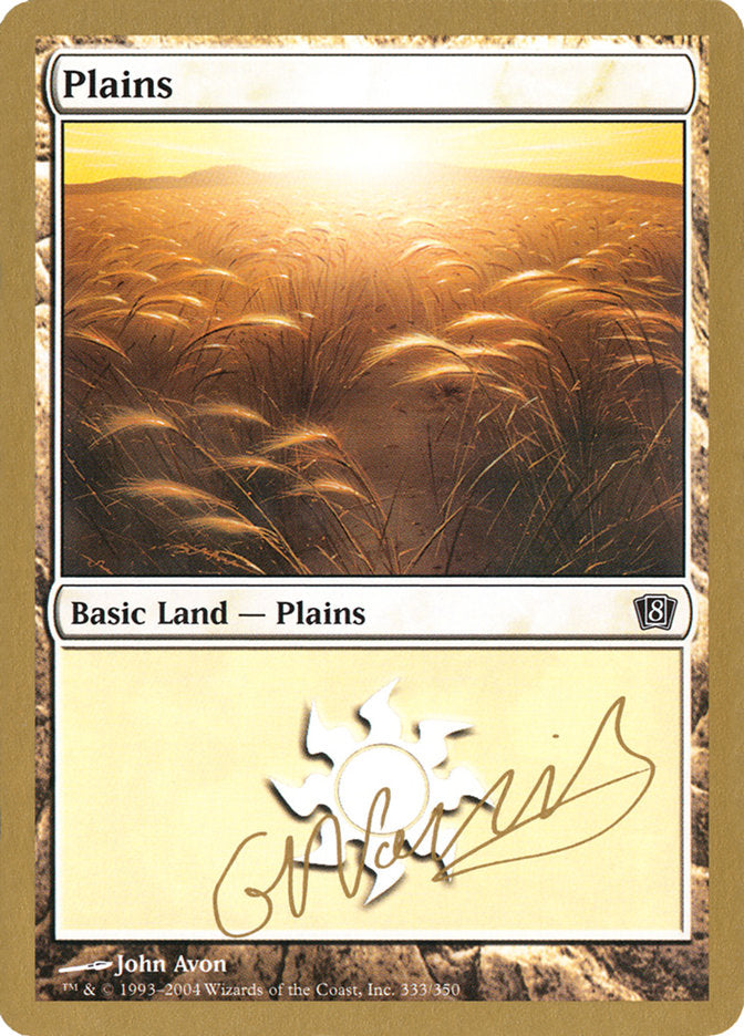 Plains (gn333) (Gabriel Nassif) [World Championship Decks 2004] | The CG Realm