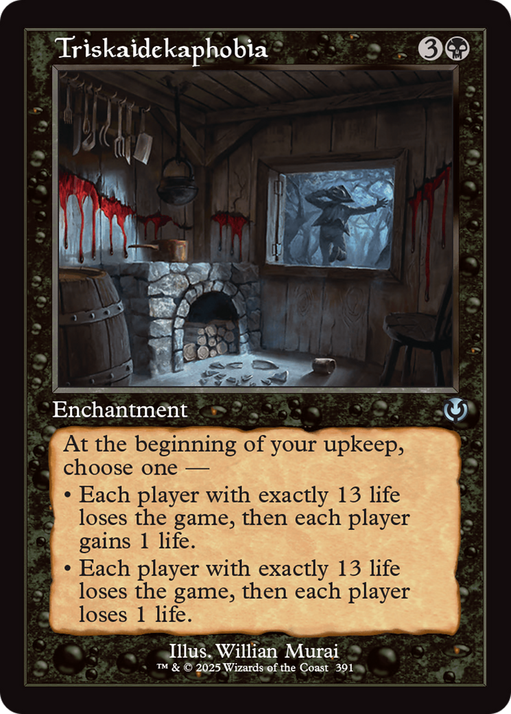 Triskaidekaphobia (Retro Frame) [Innistrad Remastered] | The CG Realm