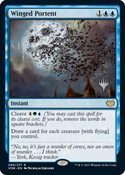 Winged Portent (Promo Pack) [Innistrad: Crimson Vow Promos] | The CG Realm