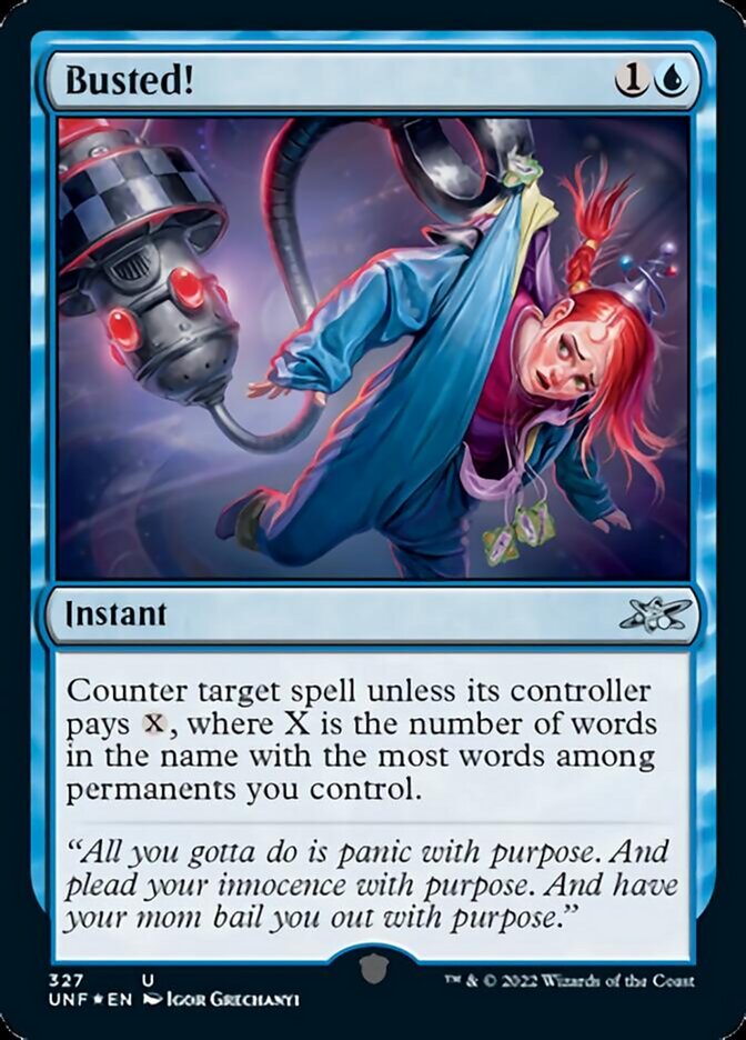 Busted! (Galaxy Foil) [Unfinity] | The CG Realm