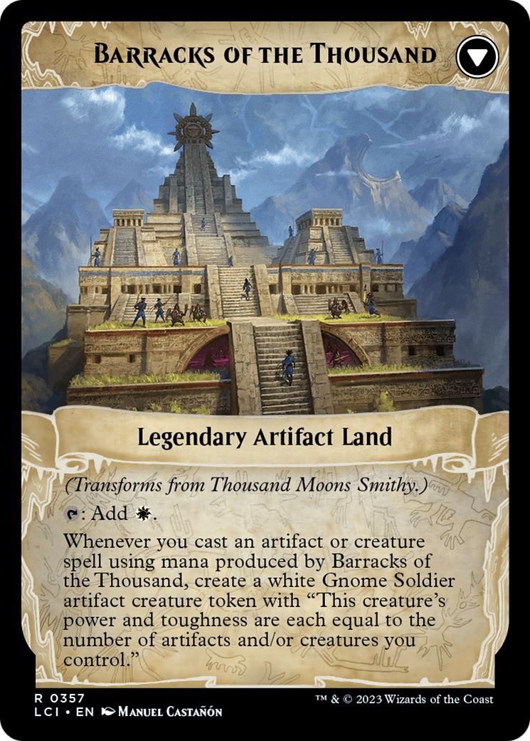 Thousand Moons Smithy (Extended Art) // Barracks of the Thousand [The Lost Caverns of Ixalan] | The CG Realm