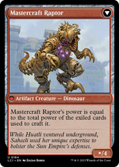 Saheeli's Lattice // Mastercraft Raptor [The Lost Caverns of Ixalan] | The CG Realm