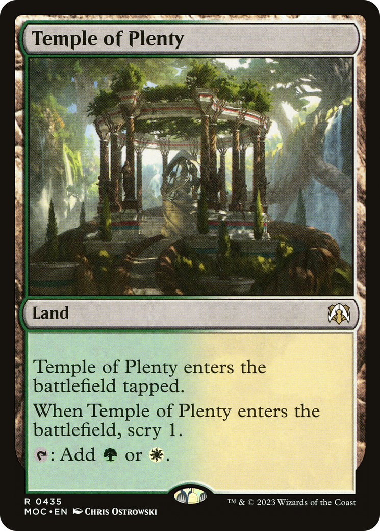 Temple of Plenty [March of the Machine Commander] | The CG Realm