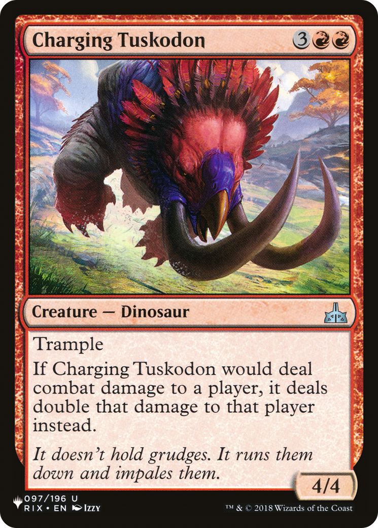 Charging Tuskodon [The List Reprints] | The CG Realm