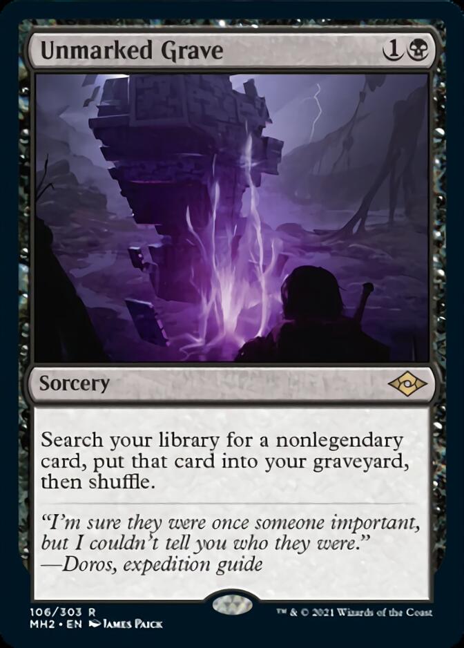 Unmarked Grave [Modern Horizons 2] | The CG Realm