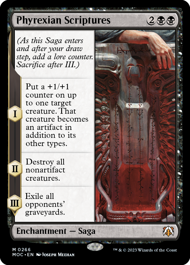 Phyrexian Scriptures [March of the Machine Commander] | The CG Realm