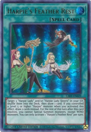 Harpie's Feather Rest [LART-EN029] Ultra Rare | The CG Realm