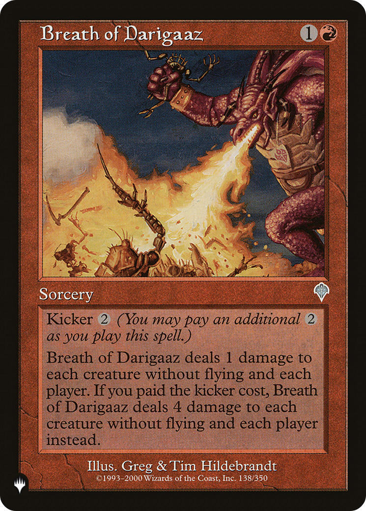 Breath of Darigaaz [The List Reprints] | The CG Realm