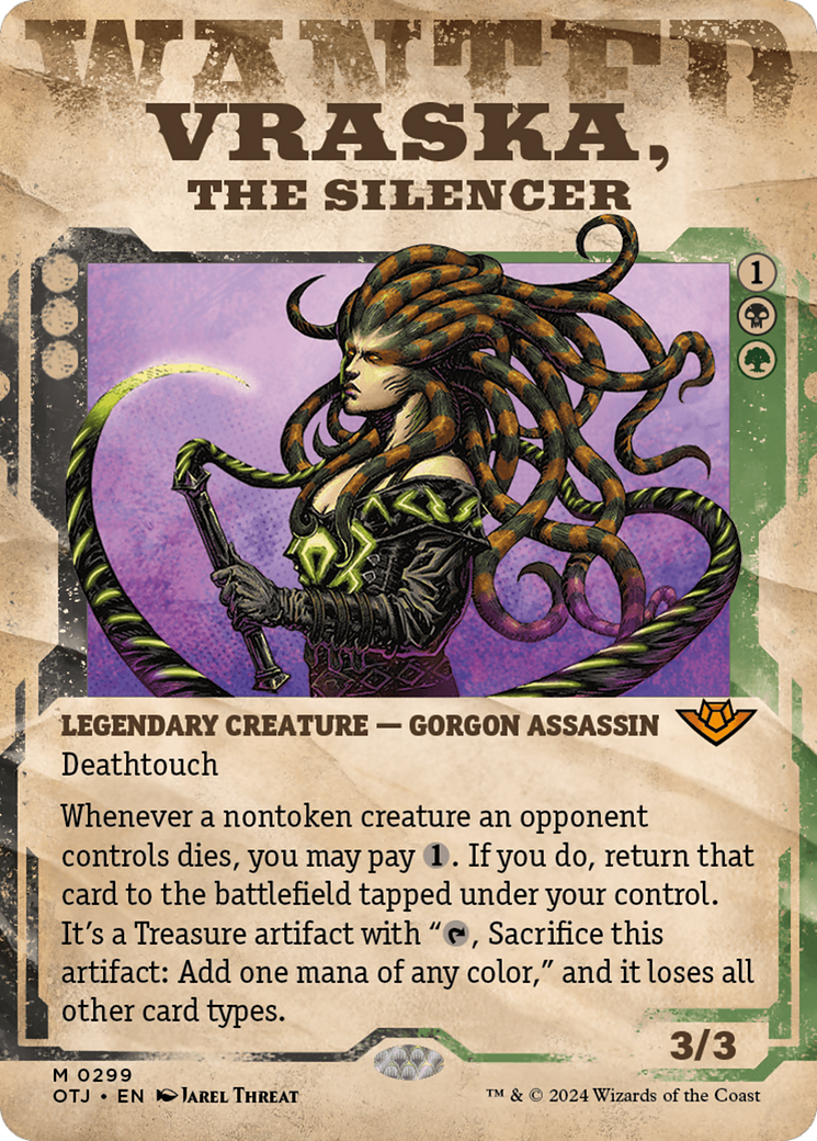 Vraska, the Silencer (Showcase) [Outlaws of Thunder Junction] | The CG Realm