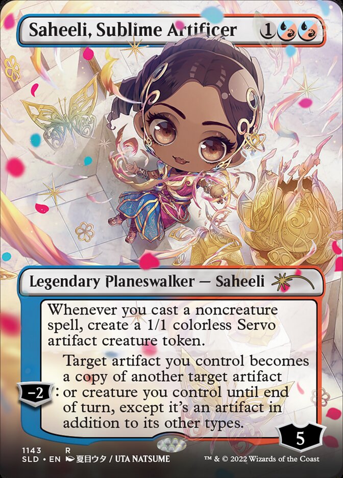 Saheeli, Sublime Artificer (Borderless) [Secret Lair Drop Series] | The CG Realm