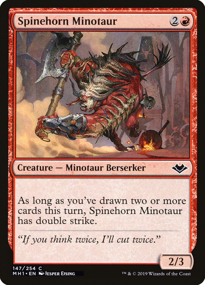 Spinehorn Minotaur [Modern Horizons] | The CG Realm