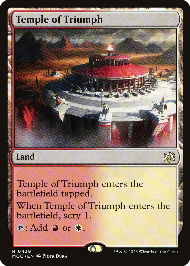 Temple of Triumph [March of the Machine Commander] | The CG Realm